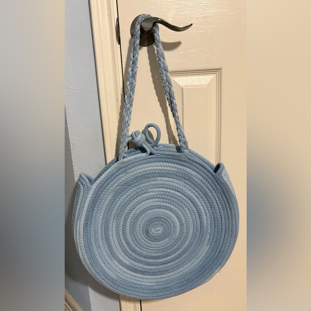 Universal Thread Light Blue Circular Shoulder Bag - image 2